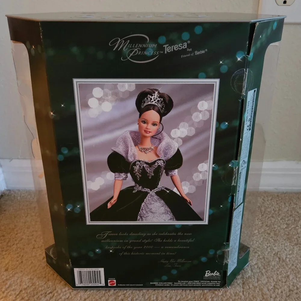 NRFB MATTEL 2000 SPECIAL EDITION MILLENNIUM TERESA PRINCESS HAPPY HOLIDAY BARBIE